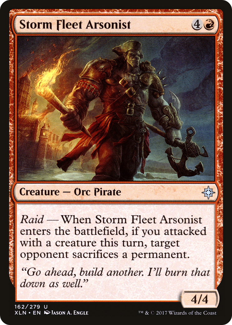 Storm Fleet Arsonist (XLN-162) - Ixalan Foil - Premium MTG Single from Wizards of the Coast - Just $0.08! Shop now at Game Crave Tournament Store