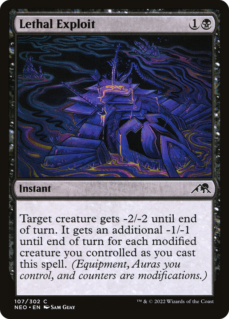 Lethal Exploit (NEO-107) - Kamigawa: Neon Dynasty - Premium MTG Single from Wizards of the Coast - Just $0.08! Shop now at Game Crave Tournament Store