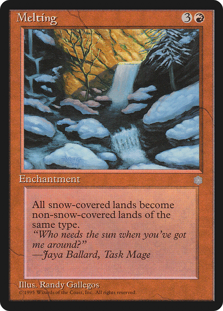 Melting (ICE-201) - Ice Age - Premium MTG Single from Wizards of the Coast - Just $0.08! Shop now at Game Crave Tournament Store