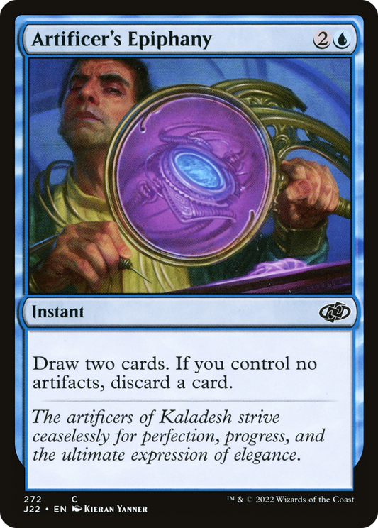 Artificer's Epiphany (J22-272) - Jumpstart 2022 - Premium MTG Single from Wizards of the Coast - Just $0.08! Shop now at Game Crave Tournament Store