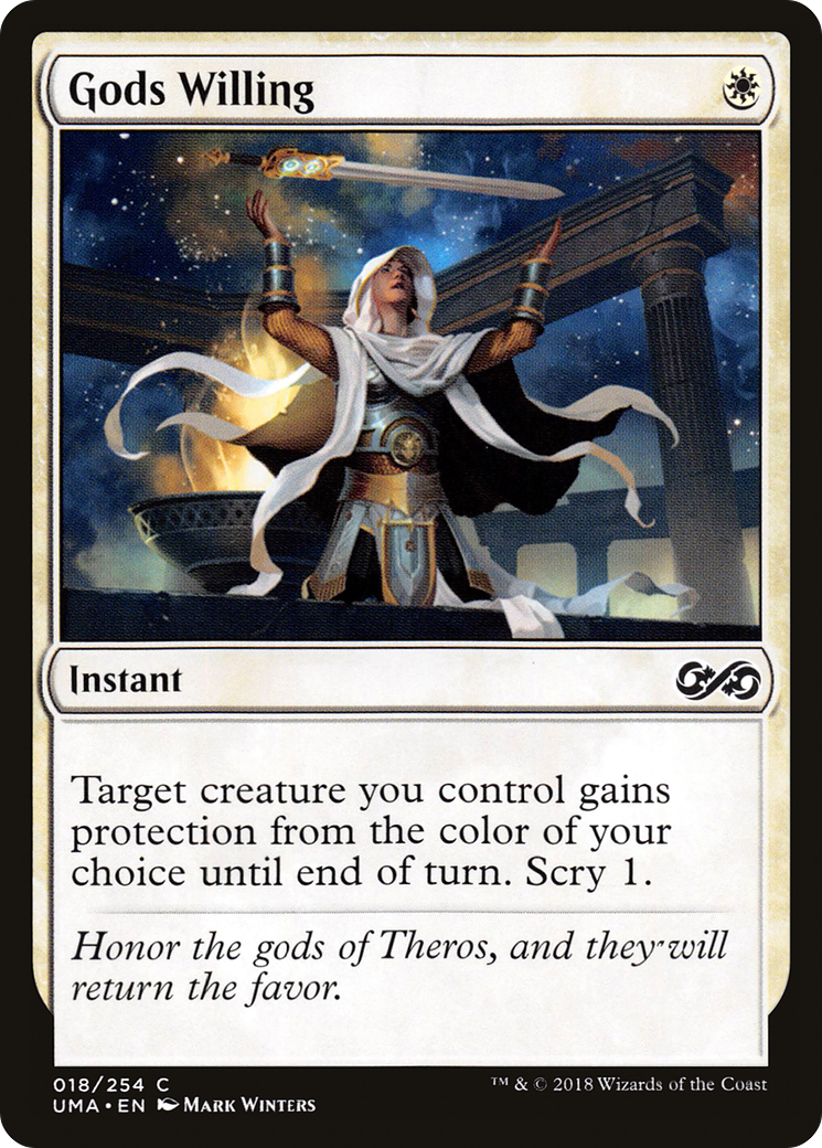 Gods Willing (UMA-018) - Ultimate Masters - Premium MTG Single from Wizards of the Coast - Just $0.08! Shop now at Game Crave Tournament Store