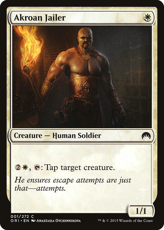 Akroan Jailer (ORI-001) - Magic Origins - Premium MTG Single from Wizards of the Coast - Just $0.08! Shop now at Game Crave Tournament Store