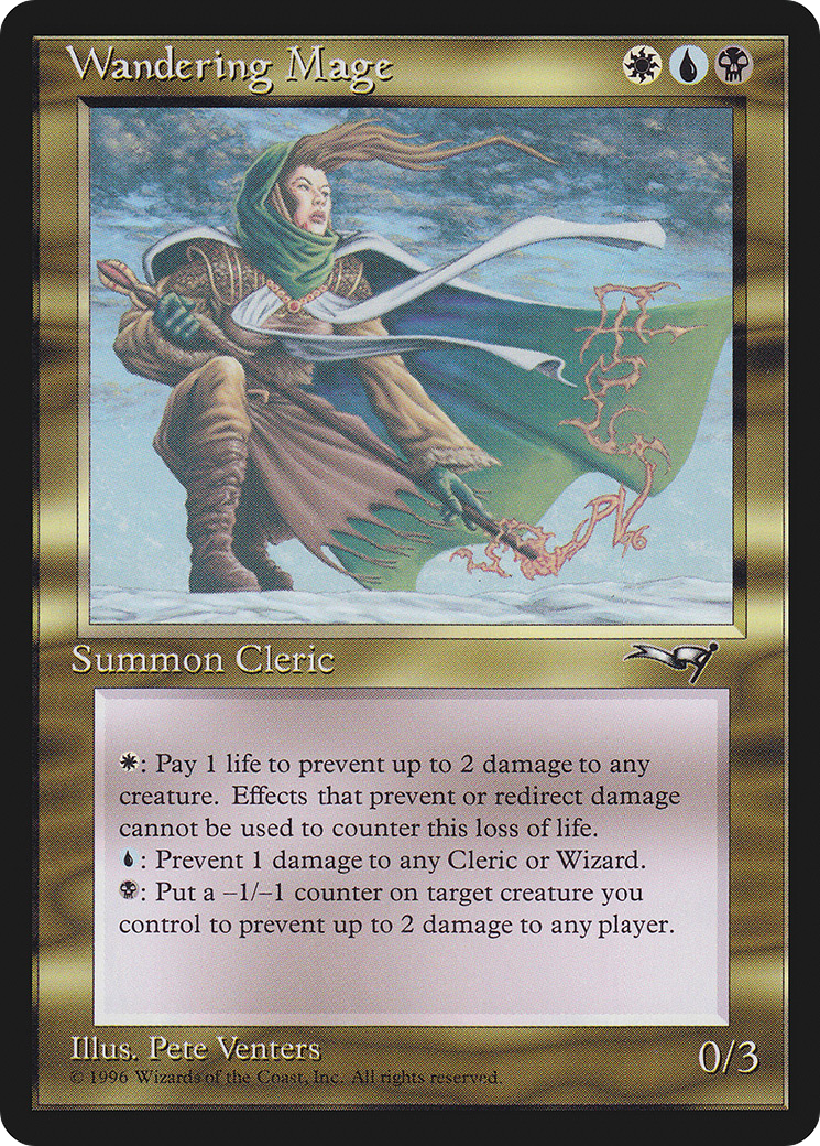 Wandering Mage (ALL-111) - Alliances - Premium MTG Single from Wizards of the Coast - Just $0.14! Shop now at Game Crave Tournament Store