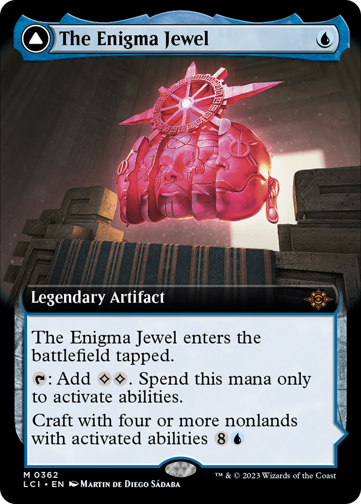 The Enigma Jewel // Locus of Enlightenment (LCI-362) - The Lost Caverns of Ixalan: (Extended Art) - Premium MTG Single from Wizards of the Coast - Just $0.72! Shop now at Game Crave Tournament Store