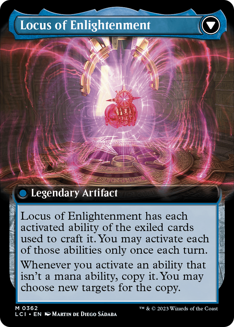 The Enigma Jewel // Locus of Enlightenment (LCI-362) - The Lost Caverns of Ixalan: (Extended Art) - Premium MTG Single from Wizards of the Coast - Just $0.72! Shop now at Game Crave Tournament Store