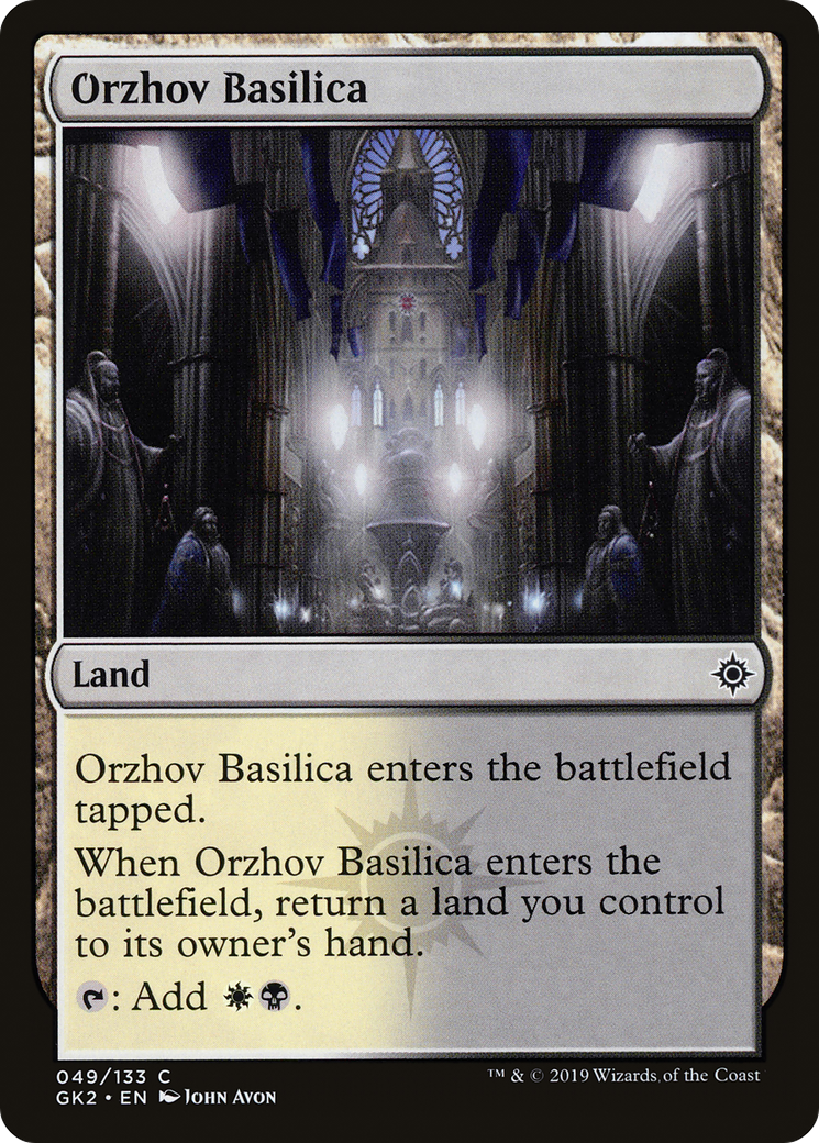 Orzhov Basilica (GK2-049) - RNA Guild Kit - Premium MTG Single from Wizards of the Coast - Just $0.08! Shop now at Game Crave Tournament Store