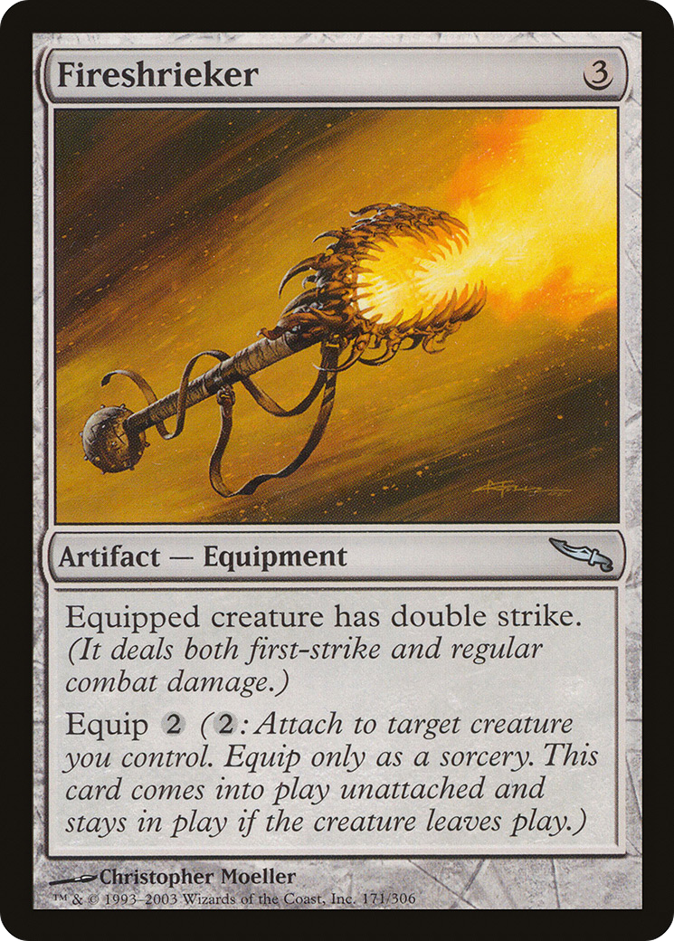 Fireshrieker (MRD-171) - Mirrodin Foil - Premium MTG Single from Wizards of the Coast - Just $1.80! Shop now at Game Crave Tournament Store