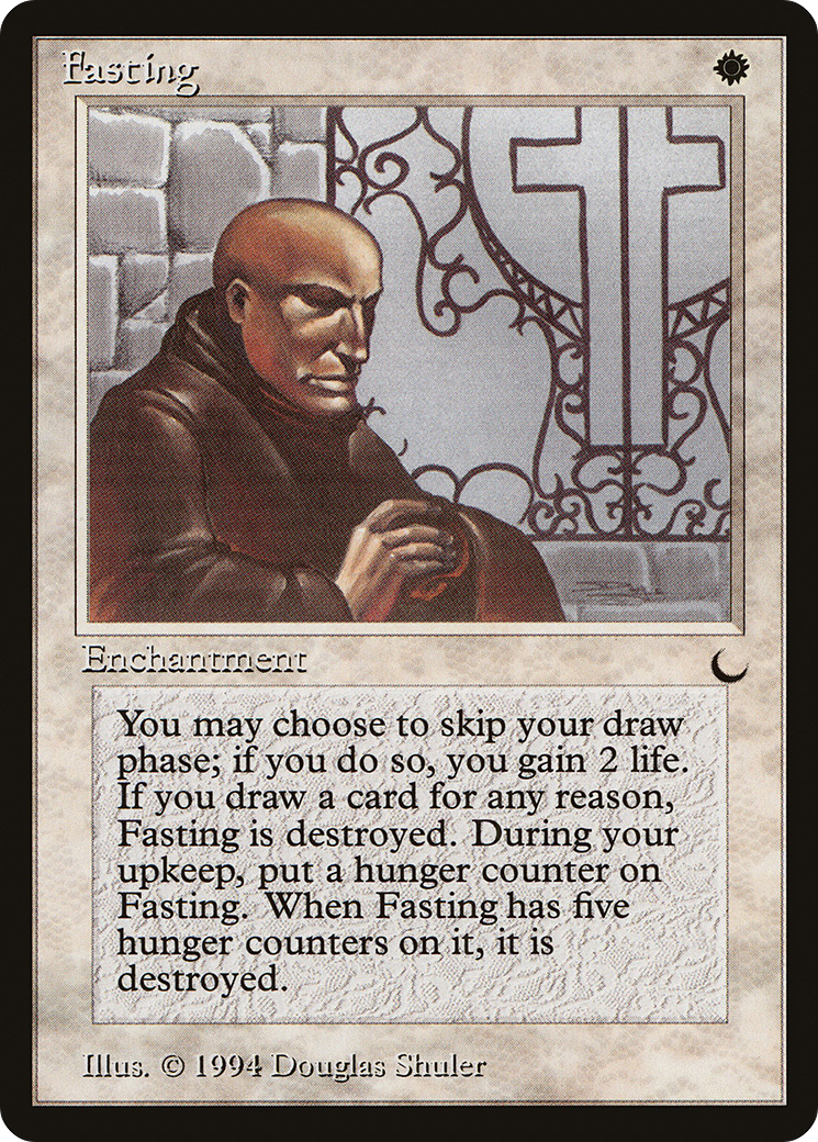 Fasting (DRK-007) - The Dark - Premium MTG Single from Wizards of the Coast - Just $0.18! Shop now at Game Crave Tournament Store