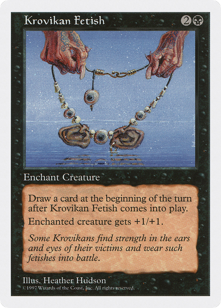 Krovikan Fetish (5ED-172) - Fifth Edition - Premium MTG Single from Wizards of the Coast - Just $0.08! Shop now at Game Crave Tournament Store