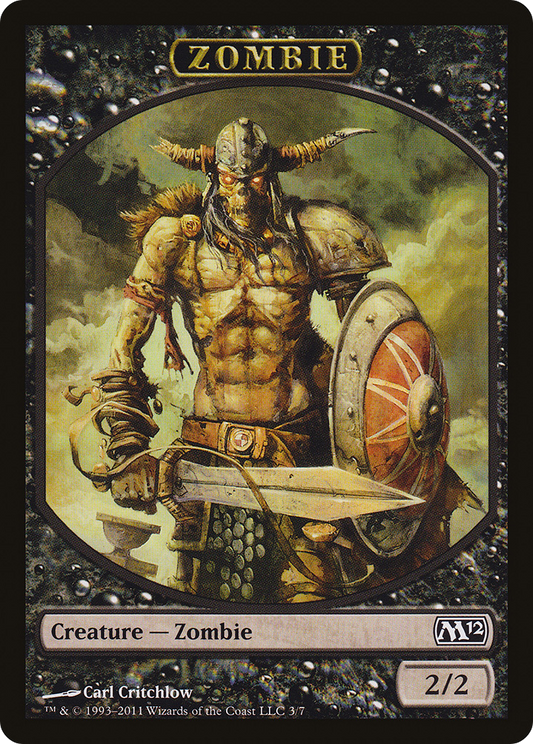 Zombie (TM12-003) - Magic 2012 Tokens - Premium MTG Single from Wizards of the Coast - Just $0.08! Shop now at Game Crave Tournament Store