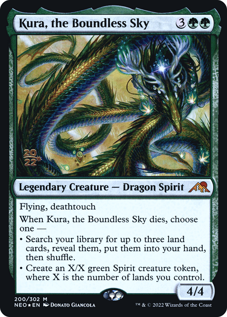Kura, the Boundless Sky (PNEO-200S) - Kamigawa: Neon Dynasty Promos Foil - Premium MTG Single from Wizards of the Coast - Just $0.97! Shop now at Game Crave Tournament Store