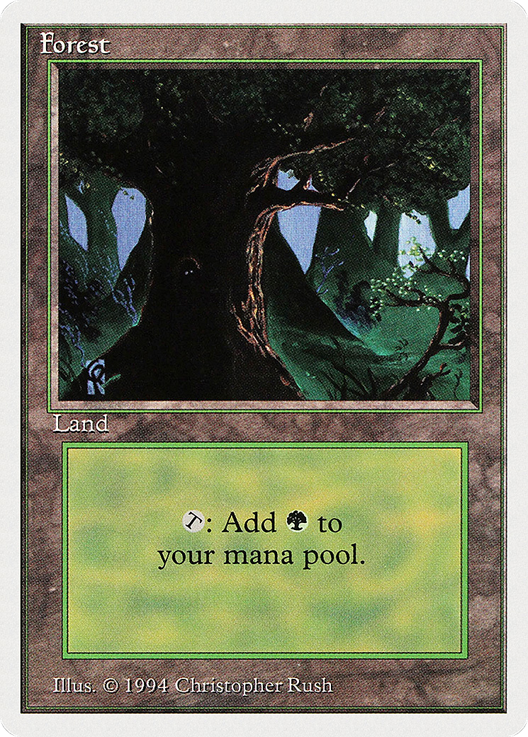 Forest (SUM-306) - Summer Magic / Edgar - Premium MTG Single from Wizards of the Coast - Just $0.24! Shop now at Game Crave Tournament Store