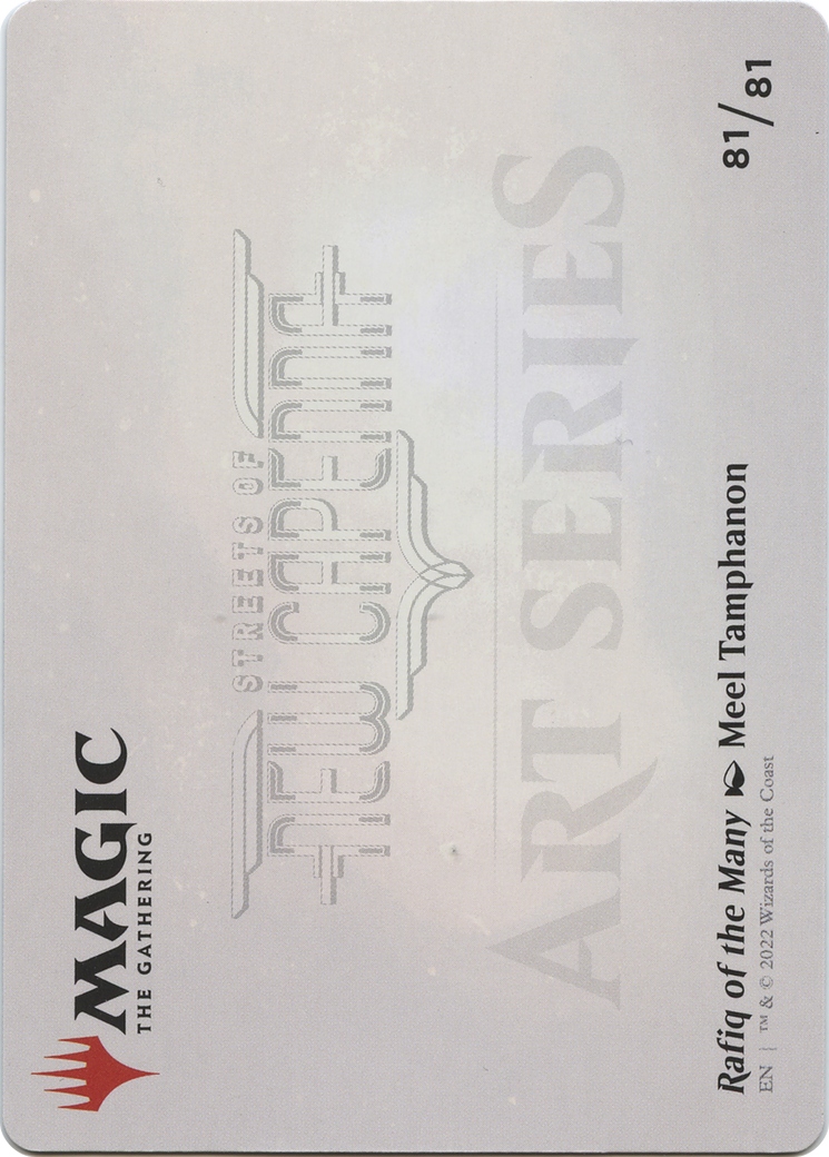 Rafiq of the Many // Rafiq of the Many (ASNC-081) - New Capenna Art Series (Borderless) - Premium MTG Single from Wizards of the Coast - Just $0! Shop now at Game Crave Tournament Store