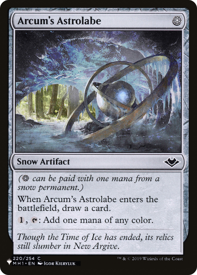 Arcum's Astrolabe (PLIST-244) - The List - Premium MTG Single from Wizards of the Coast - Just $0.08! Shop now at Game Crave Tournament Store