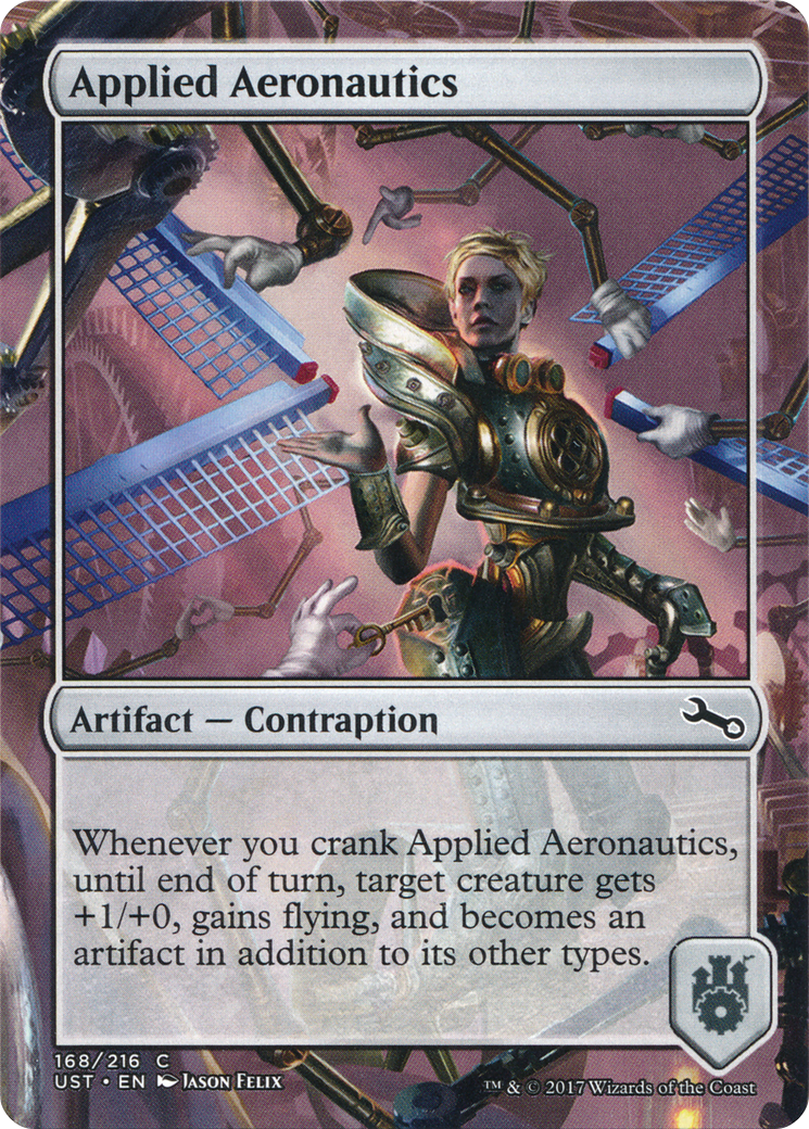 Applied Aeronautics (UST-168) - Unstable (Borderless) Foil - Premium MTG Single from Wizards of the Coast - Just $0.08! Shop now at Game Crave Tournament Store