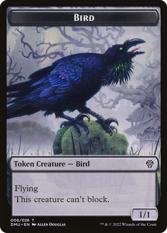 Bird (TDMU-006) - Dominaria United Tokens Foil - Premium MTG Single from Wizards of the Coast - Just $0.10! Shop now at Game Crave Tournament Store