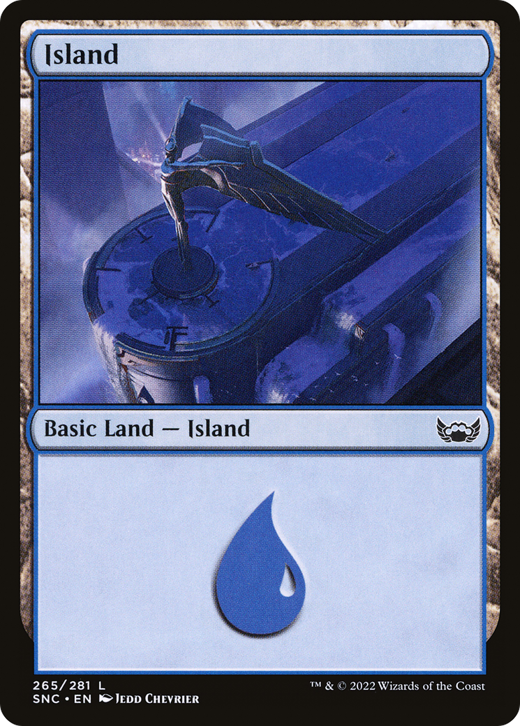Island (SNC-265) - Streets of New Capenna Foil - Premium MTG Single from Wizards of the Coast - Just $0.08! Shop now at Game Crave Tournament Store