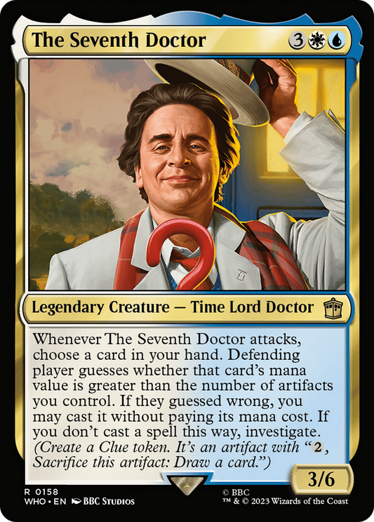 The Seventh Doctor (WHO-158) - Doctor Who - Premium MTG Single from Wizards of the Coast - Just $0.08! Shop now at Game Crave Tournament Store