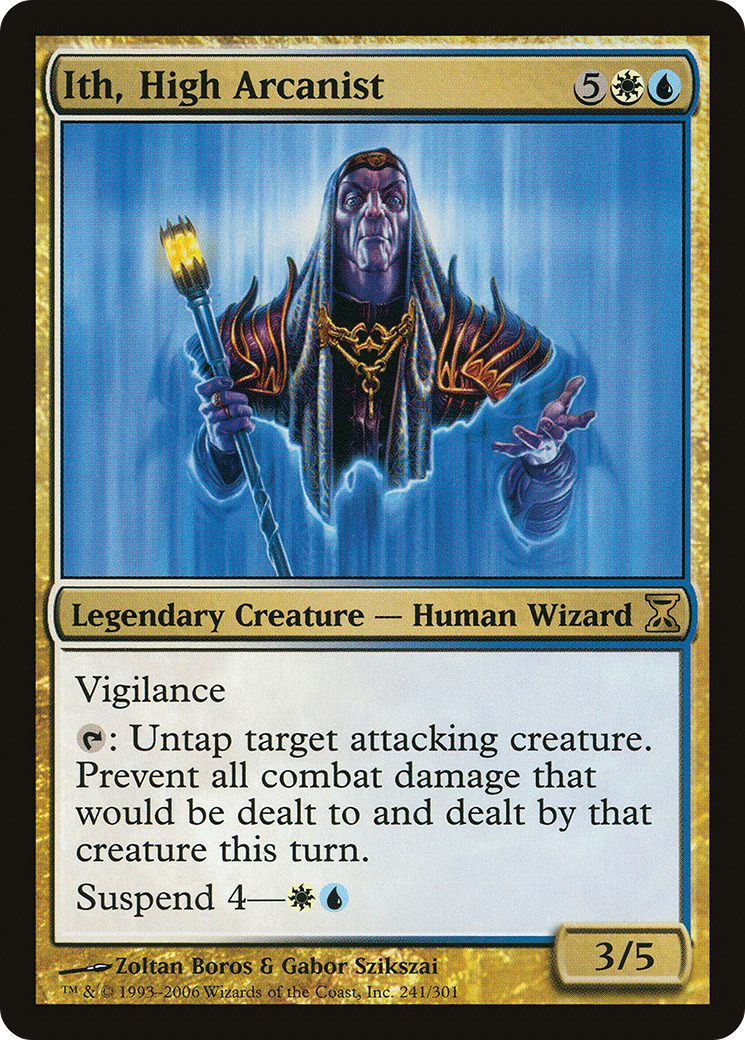 Ith, High Arcanist (TSP-241) - Time Spiral Foil - Premium MTG Single from Wizards of the Coast - Just $0.22! Shop now at Game Crave Tournament Store
