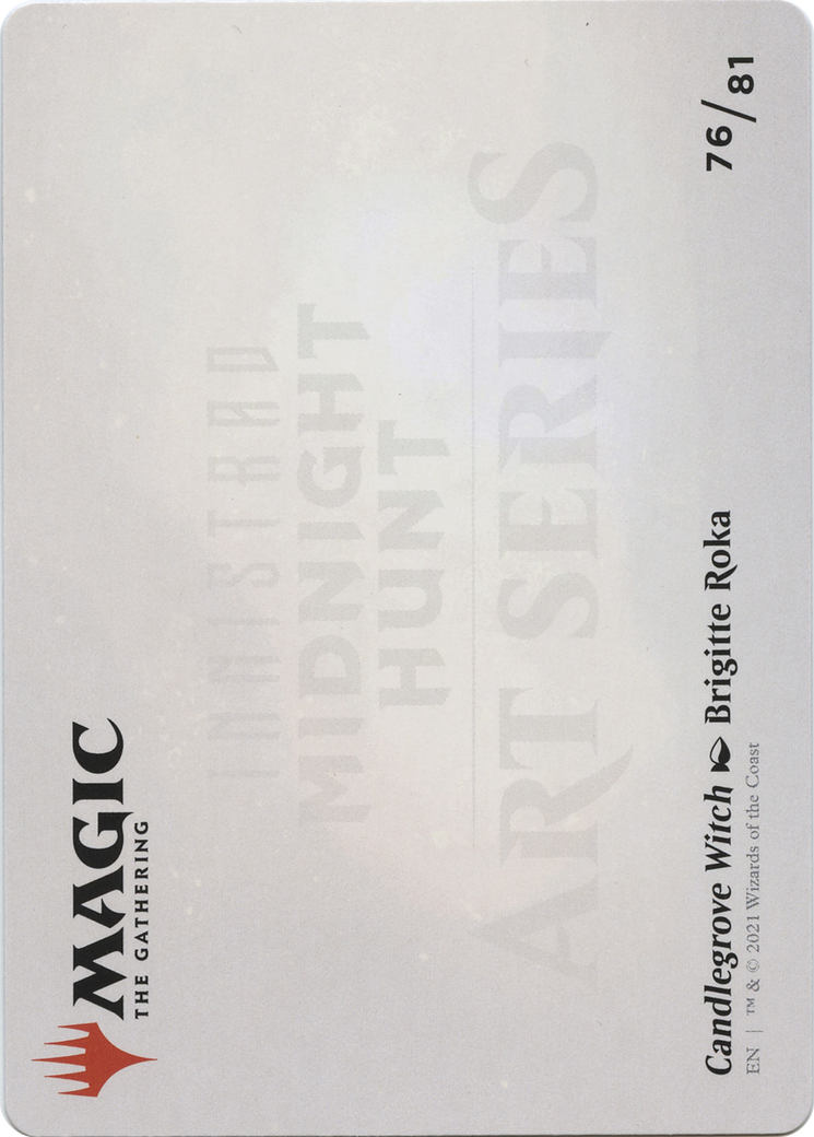 Candlegrove Witch // Candlegrove Witch (AMID-076) - Midnight Hunt Art Series (Borderless) Foil - Premium MTG Single from Wizards of the Coast - Just $0! Shop now at Game Crave Tournament Store