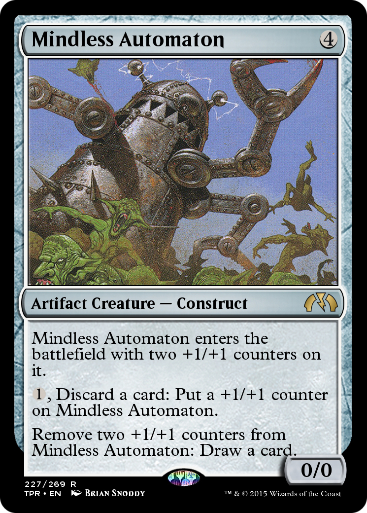 Mindless Automaton (TPR-227) - Tempest Remastered - Premium MTG Single from Wizards of the Coast - Just $0! Shop now at Game Crave Tournament Store