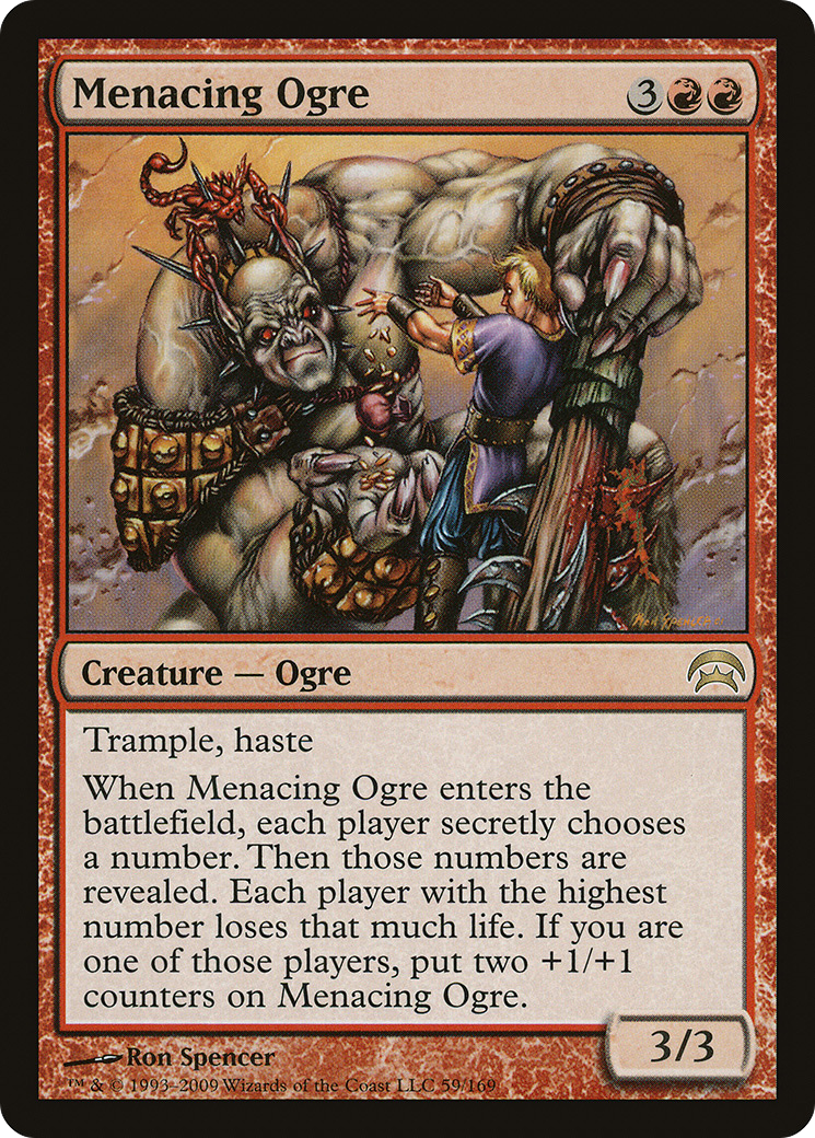 Menacing Ogre (HOP-059) - Planechase - Premium MTG Single from Wizards of the Coast - Just $0.08! Shop now at Game Crave Tournament Store