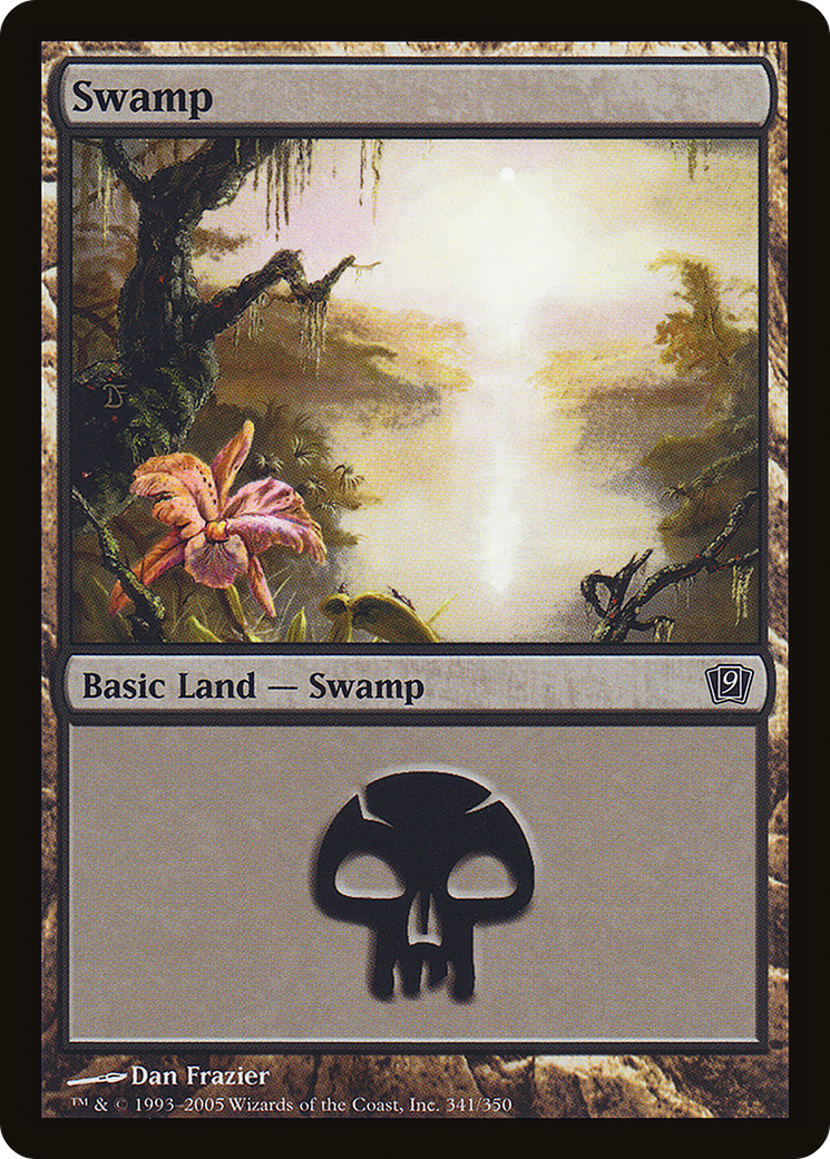 Swamp (9ED-341★) - Ninth Edition Foil - Premium MTG Single from Wizards of the Coast - Just $1.18! Shop now at Game Crave Tournament Store