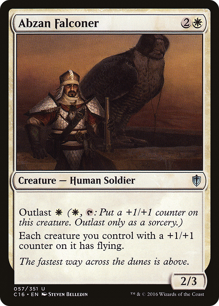 Abzan Falconer (C16-057) - Commander 2016 - Premium MTG Single from Wizards of the Coast - Just $0.08! Shop now at Game Crave Tournament Store