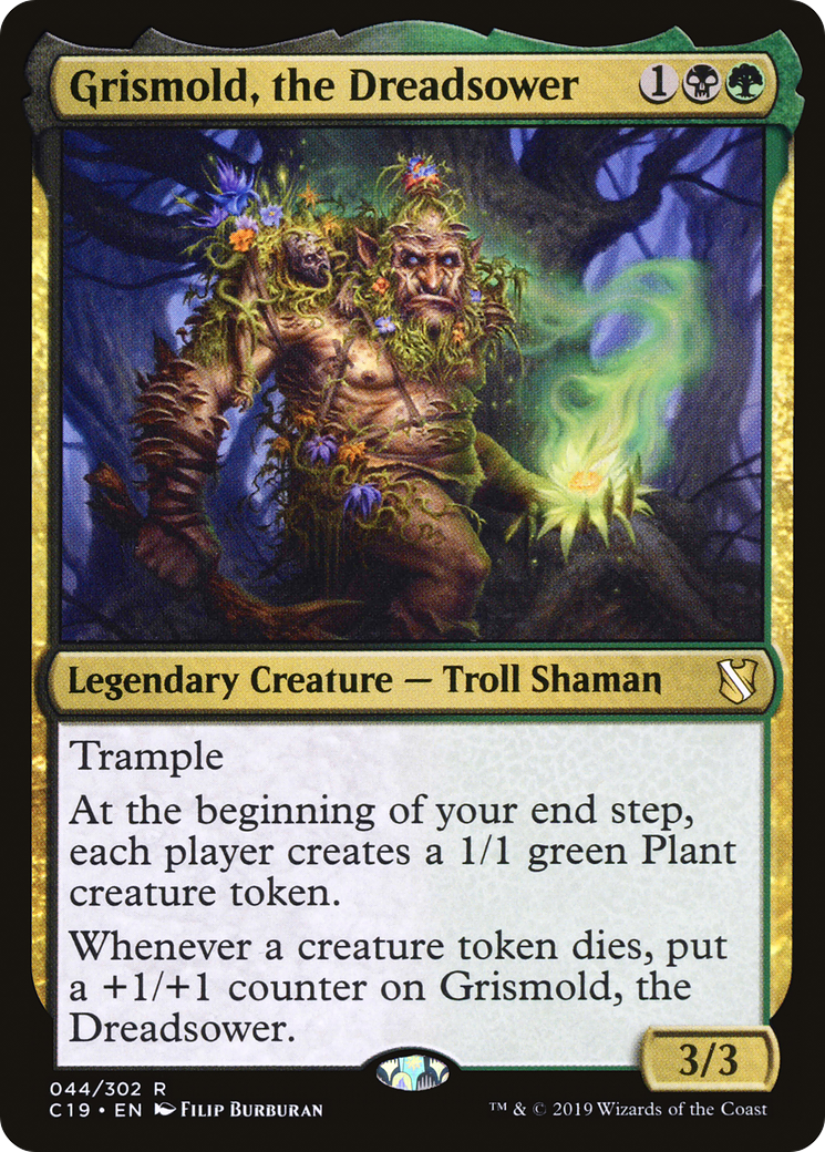 Grismold, the Dreadsower (C19-044) - Commander 2019 - Premium MTG Single from Wizards of the Coast - Just $0.40! Shop now at Game Crave Tournament Store