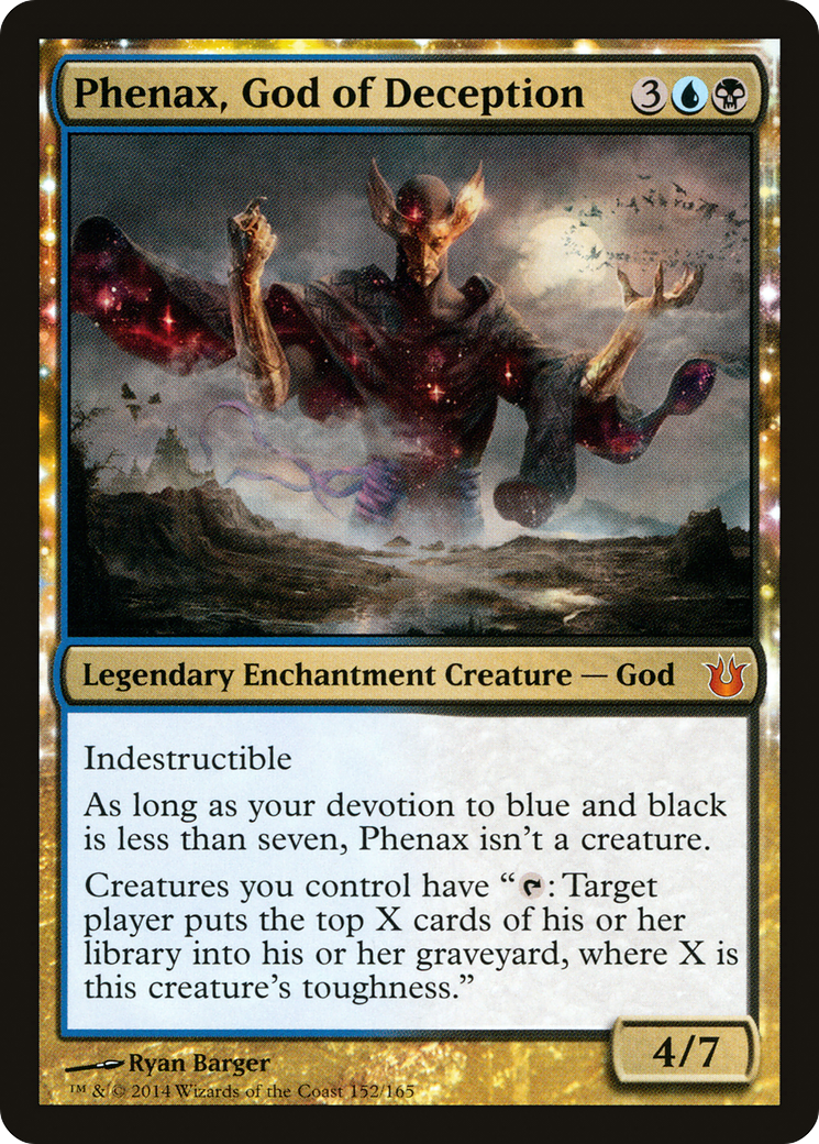 Phenax, God of Deception (BNG-152) - Born of the Gods: (nyxtouched) Foil - Premium MTG Single from Wizards of the Coast - Just $28.22! Shop now at Game Crave Tournament Store