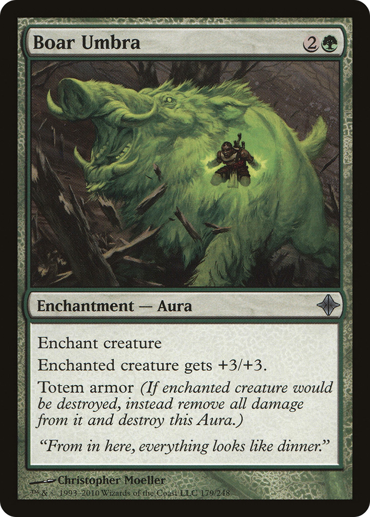 Boar Umbra (ROE-179) - Rise of the Eldrazi - Premium MTG Single from Wizards of the Coast - Just $0.08! Shop now at Game Crave Tournament Store