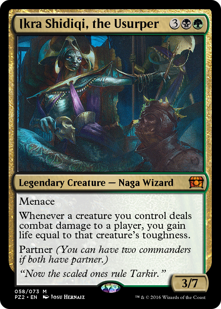 Ikra Shidiqi, the Usurper (PZ2-058) - Treasure Chest Foil - Premium MTG Single from Wizards of the Coast - Just $0! Shop now at Game Crave Tournament Store