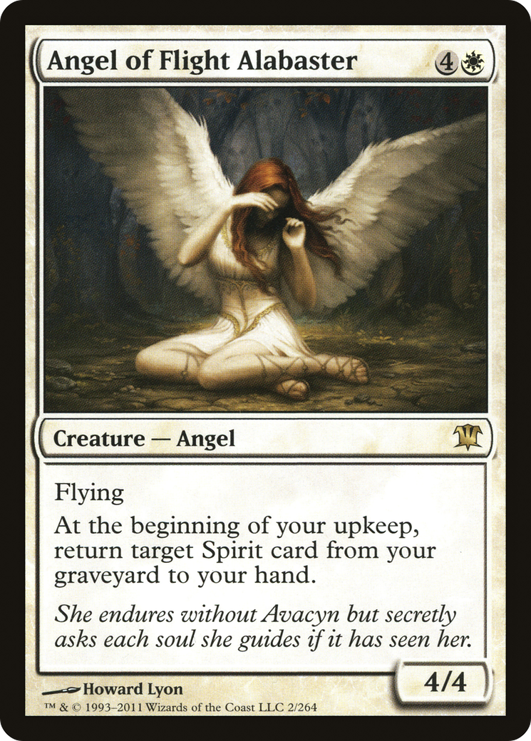 Angel of Flight Alabaster (ISD-002) - Innistrad - Premium MTG Single from Wizards of the Coast - Just $0.25! Shop now at Game Crave Tournament Store