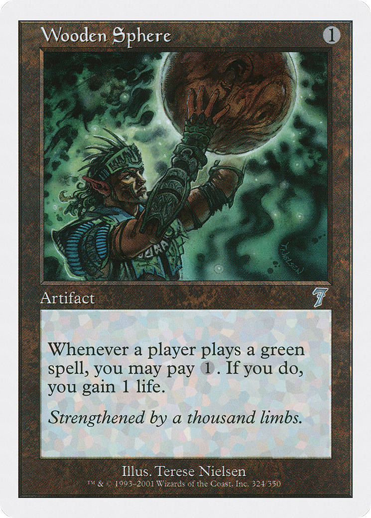 Wooden Sphere (7ED-324) - Seventh Edition - Premium MTG Single from Wizards of the Coast - Just $0.25! Shop now at Game Crave Tournament Store