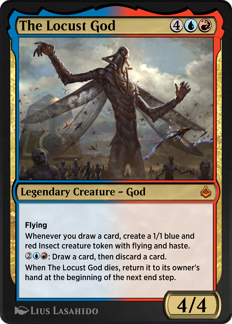 The Locust God (AKR-243) - Amonkhet Remastered - Premium MTG Single from Wizards of the Coast - Just $0! Shop now at Game Crave Tournament Store