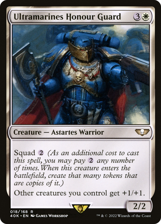 Ultramarines Honour Guard (40K-018) - Warhammer 40,000 Commander - Premium MTG Single from Wizards of the Coast - Just $0.63! Shop now at Game Crave Tournament Store