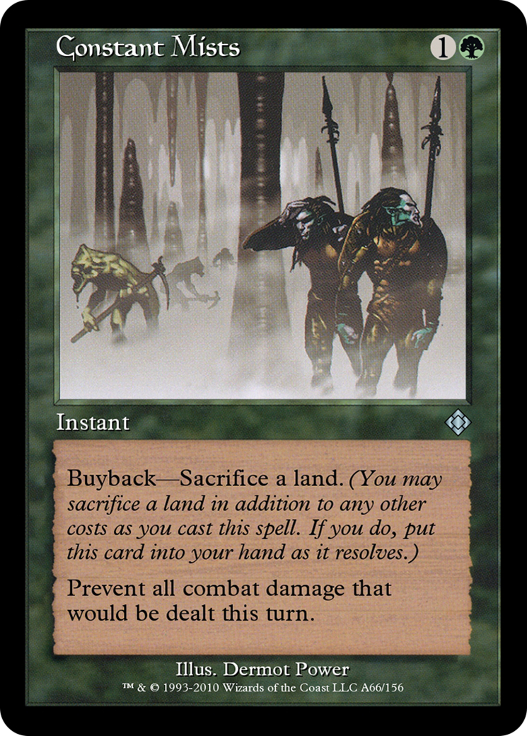 Constant Mists (TD0-A66) - Magic Online Theme Decks - Premium MTG Single from Wizards of the Coast - Just $0! Shop now at Game Crave Tournament Store