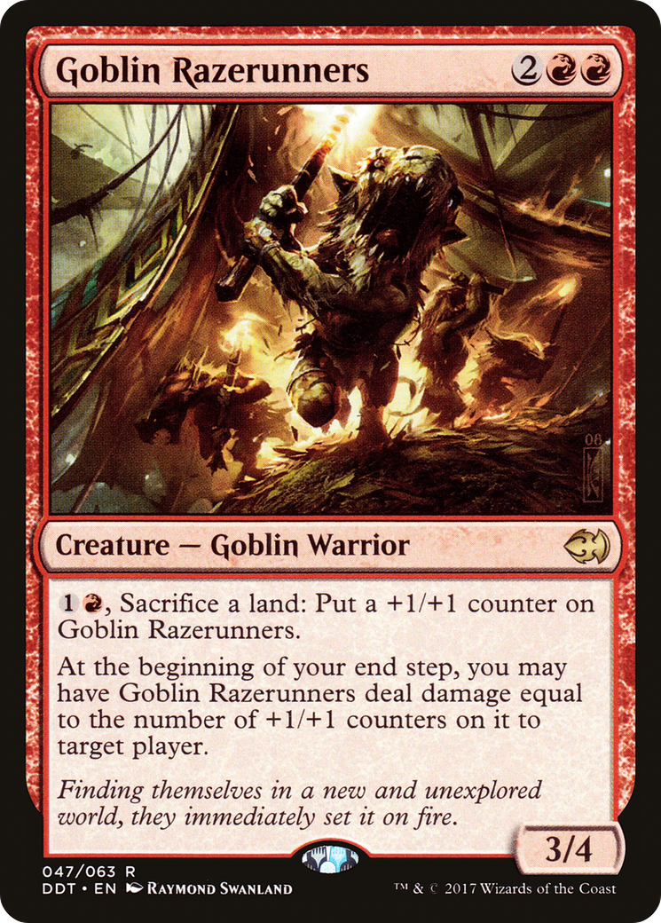 Goblin Razerunners (DDT-047) - Duel Decks: Merfolk vs. Goblins - Premium MTG Single from Wizards of the Coast - Just $0.08! Shop now at Game Crave Tournament Store