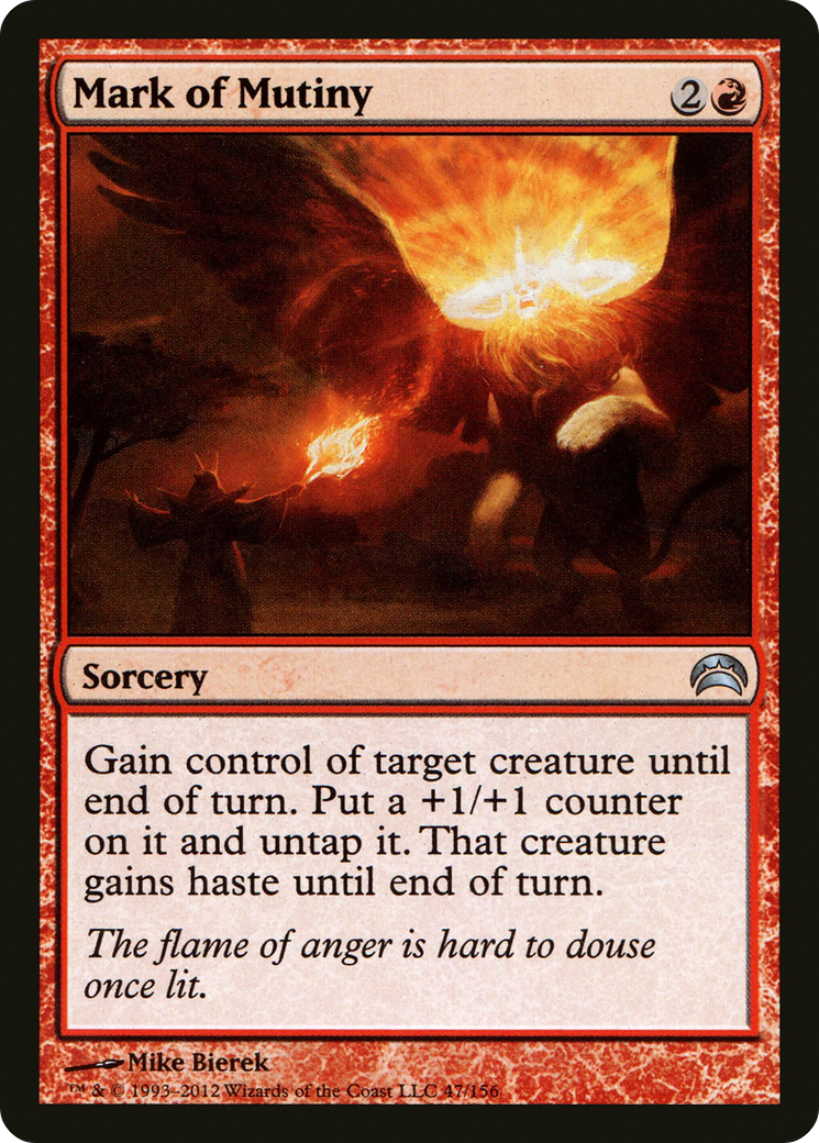 Mark of Mutiny (PC2-047) - Planechase 2012 - Premium MTG Single from Wizards of the Coast - Just $0.13! Shop now at Game Crave Tournament Store
