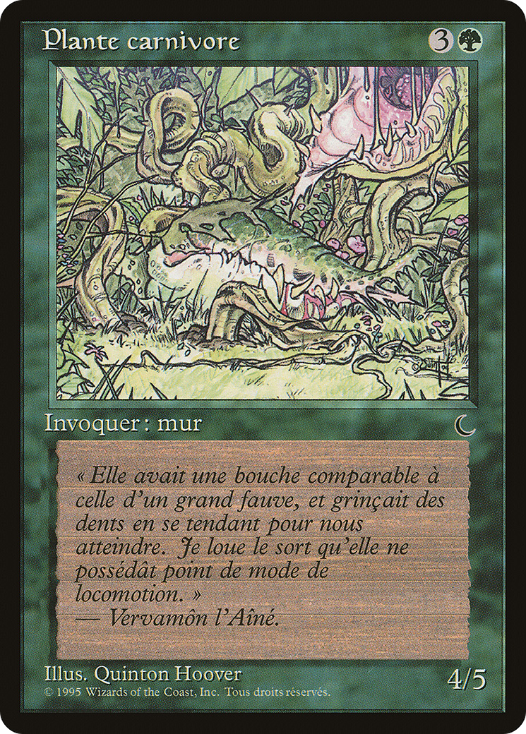 Carnivorous Plant (REN-117) - Renaissance - Premium MTG Single from Wizards of the Coast - Just $0.08! Shop now at Game Crave Tournament Store