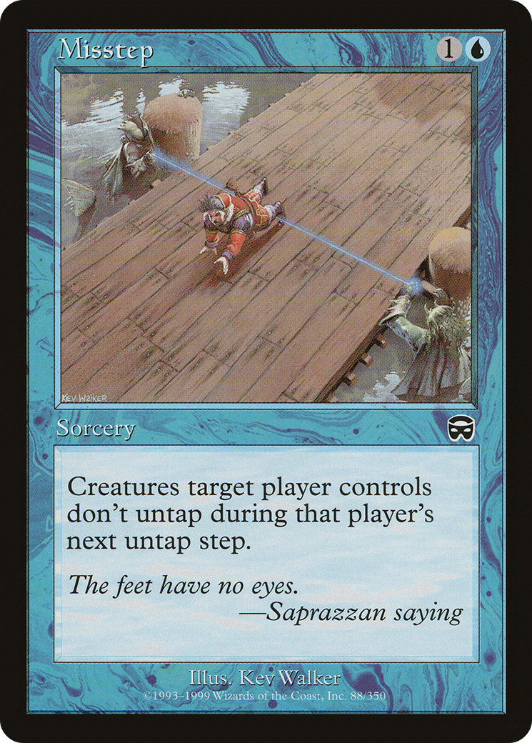 Misstep (MMQ-088) - Mercadian Masques - Premium MTG Single from Wizards of the Coast - Just $0.08! Shop now at Game Crave Tournament Store