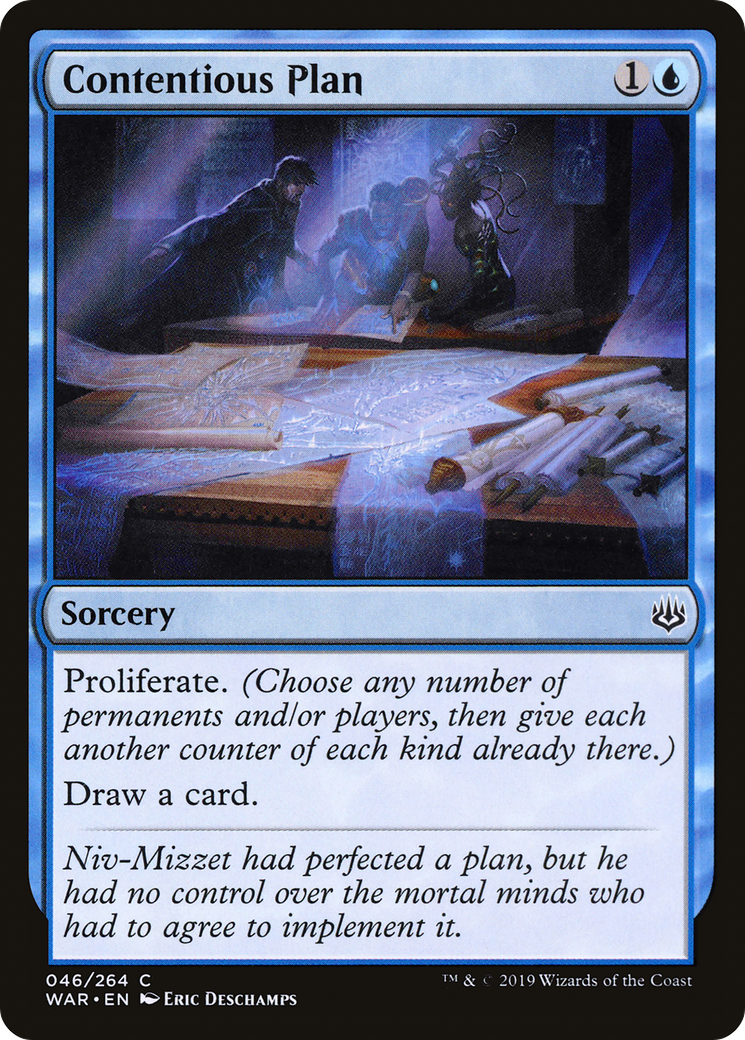 Contentious Plan (WAR-046) - War of the Spark - Premium MTG Single from Wizards of the Coast - Just $0.10! Shop now at Game Crave Tournament Store