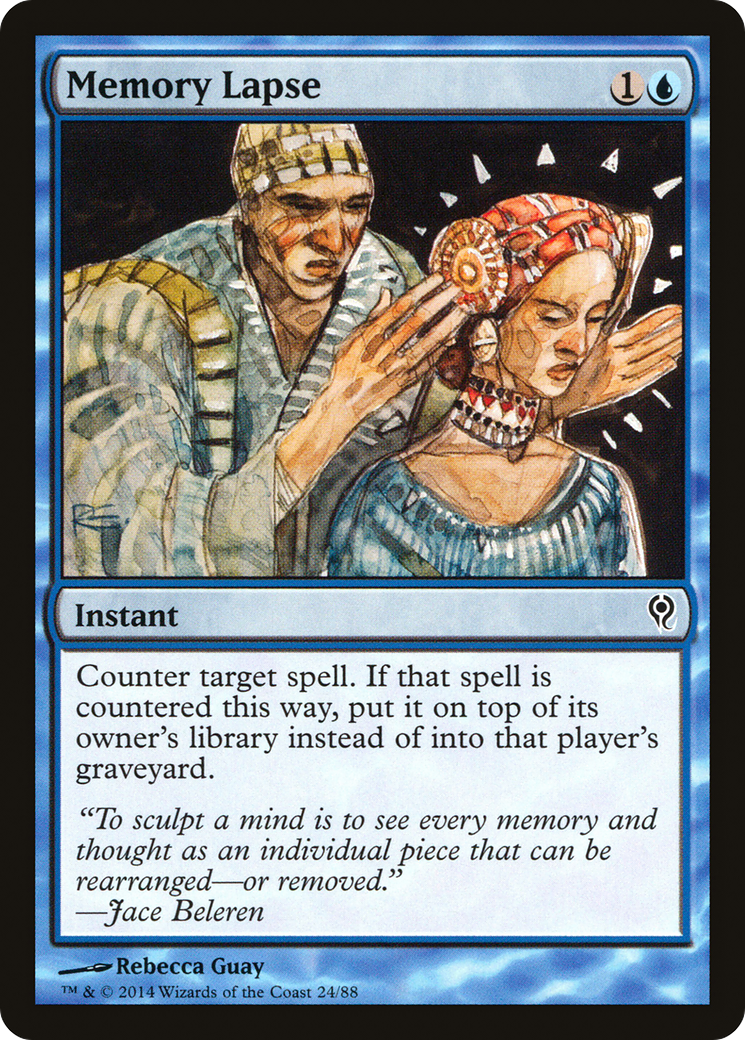 Memory Lapse (DDM-024) - Duel Decks: Jace vs. Vraska - Premium MTG Single from Wizards of the Coast - Just $0.10! Shop now at Game Crave Tournament Store