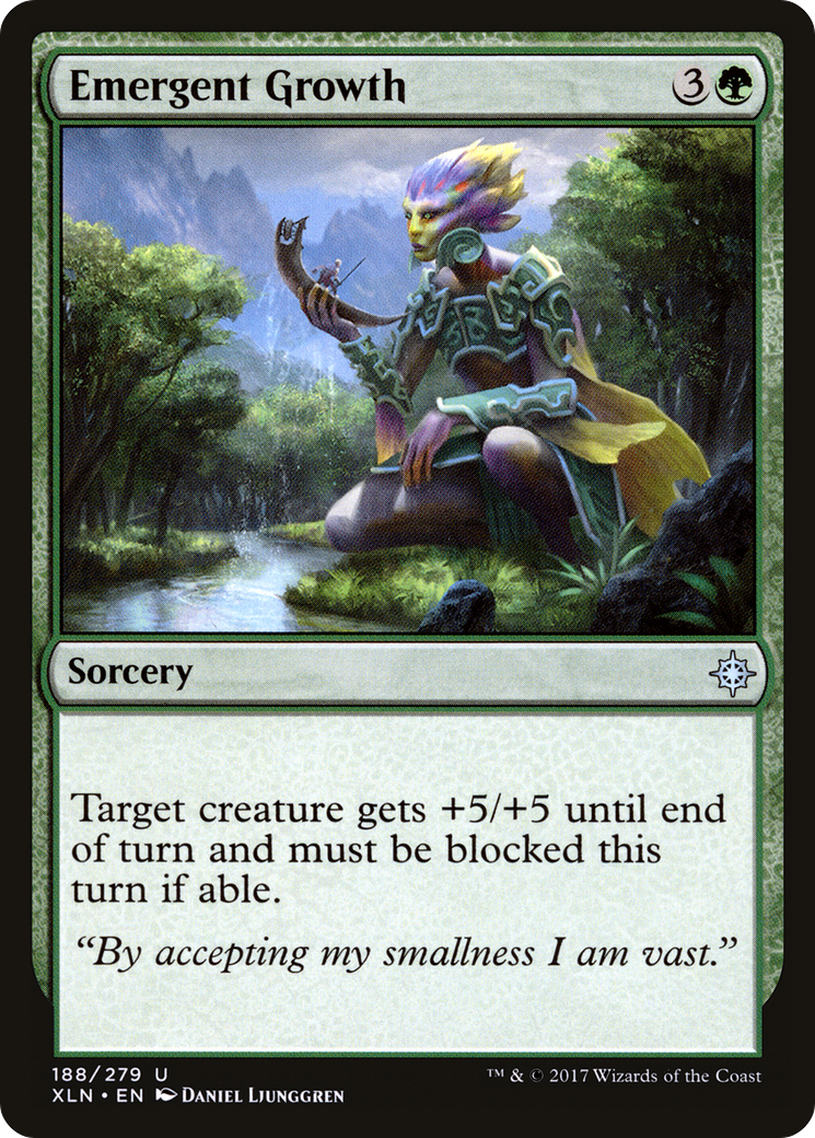 Emergent Growth (XLN-188) - Ixalan Foil - Premium MTG Single from Wizards of the Coast - Just $0.08! Shop now at Game Crave Tournament Store