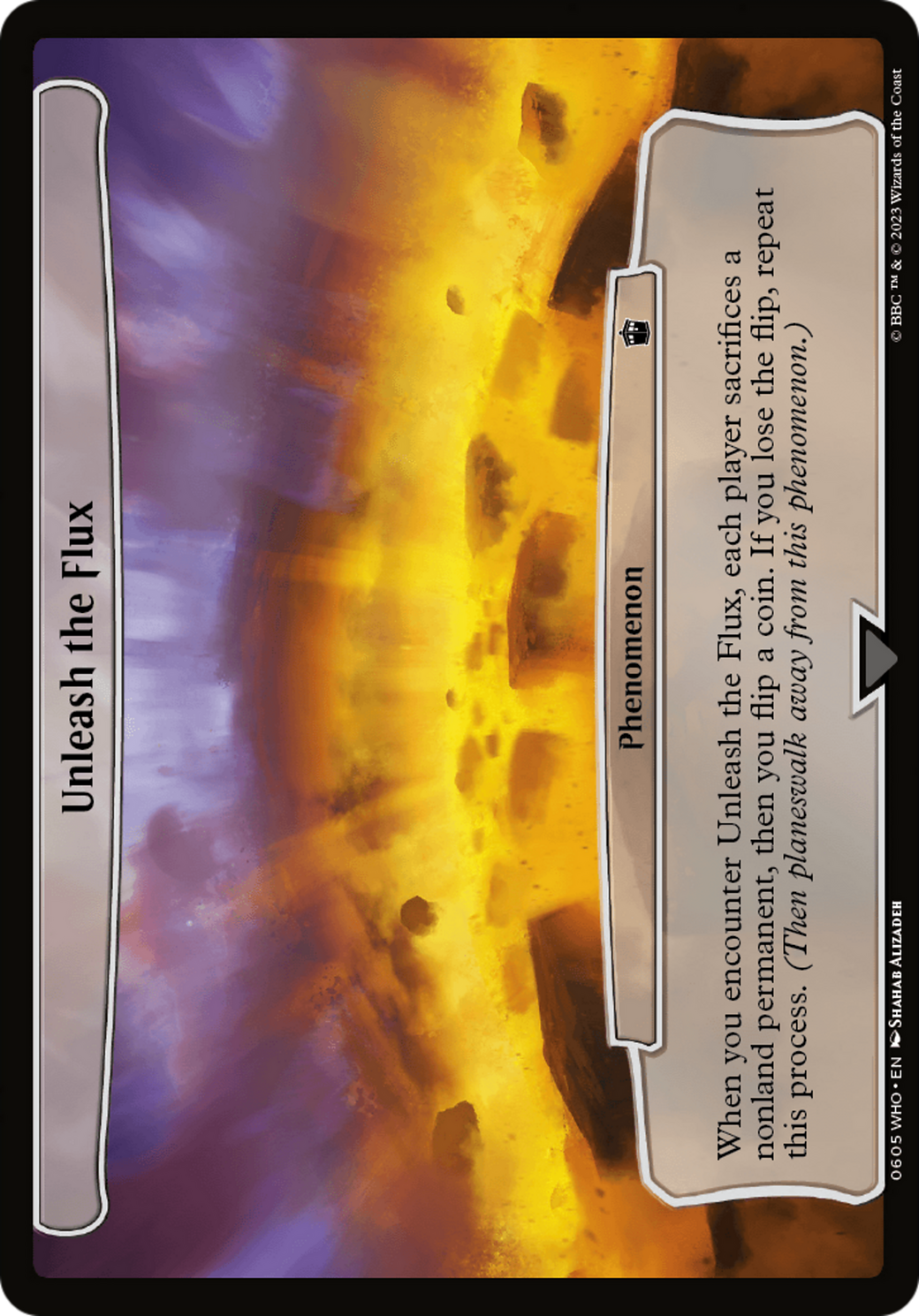 Unleash the Flux (WHO-605) - Doctor Who - Premium MTG Single from Wizards of the Coast - Just $0.27! Shop now at Game Crave Tournament Store