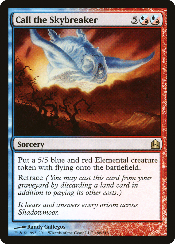 Call the Skybreaker (CMD-188) - Commander 2011 - Premium MTG Single from Wizards of the Coast - Just $0.25! Shop now at Game Crave Tournament Store