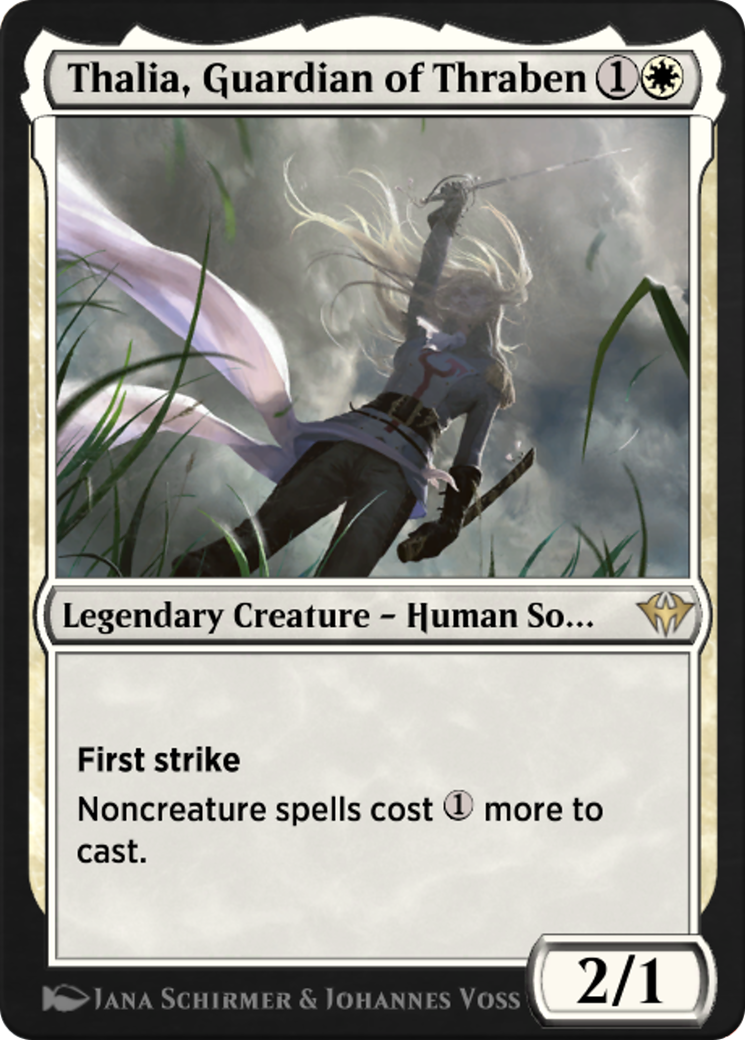 Thalia, Guardian of Thraben (HA2-004) - Historic Anthology 2 - Premium MTG Single from Wizards of the Coast - Just $0! Shop now at Game Crave Tournament Store