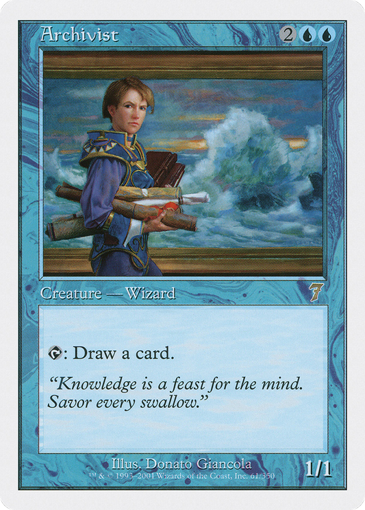 Archivist (7ED-061) - Seventh Edition - Premium MTG Single from Wizards of the Coast - Just $0.56! Shop now at Game Crave Tournament Store