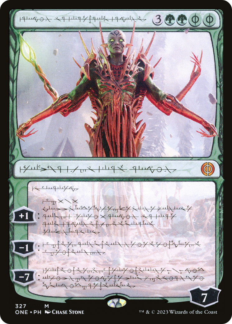 Nissa, Ascended Animist (ONE-327) - Phyrexia: All Will Be One: (Showcase) - Premium MTG Single from Wizards of the Coast - Just $0.62! Shop now at Game Crave Tournament Store