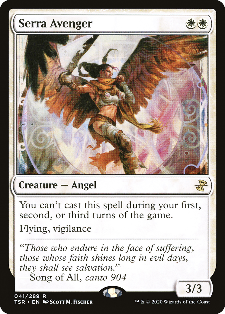 Serra Avenger (TSR-041) - Time Spiral Remastered Foil - Premium MTG Single from Wizards of the Coast - Just $1.14! Shop now at Game Crave Tournament Store